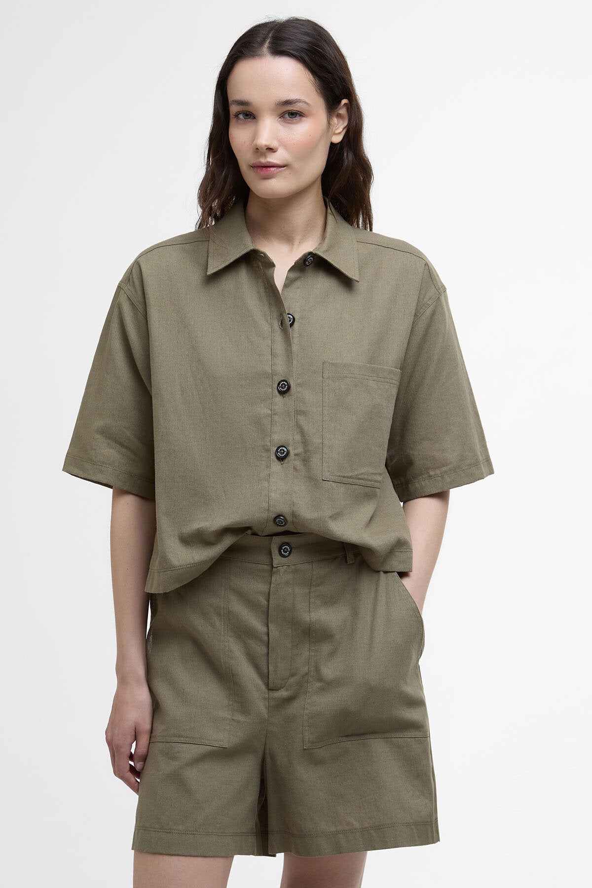 Cary Shorts - DUSKY GREEN