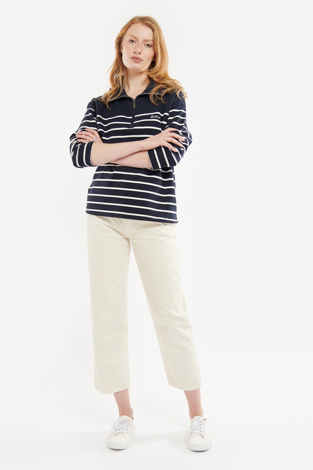 Westbury Barrel Leg Jean - ECRU