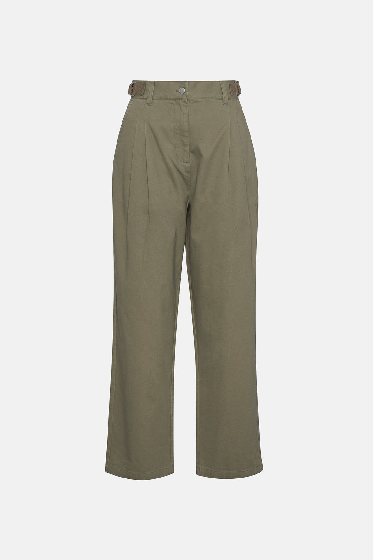 Amber Tapered Trousers - DUSKY GREEN