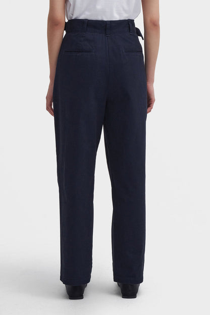 Amber Tapered Trousers - NAVY