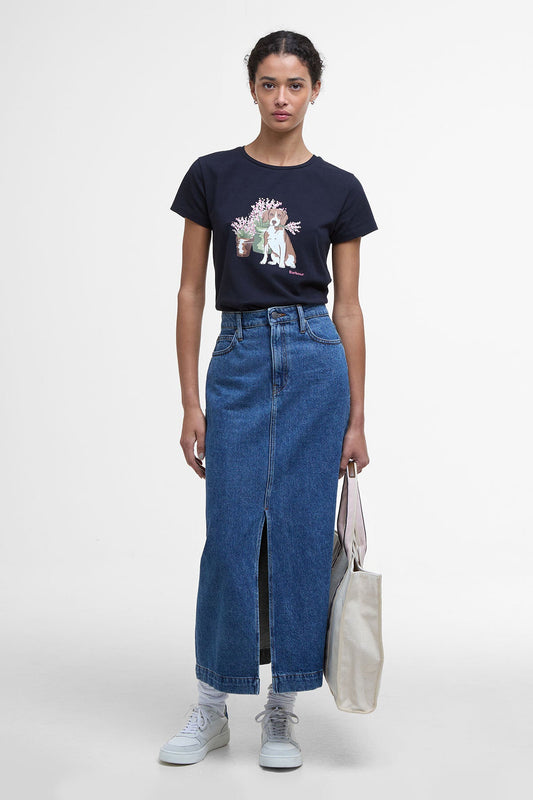 Bowland Graphic T-Shirt - NAVY