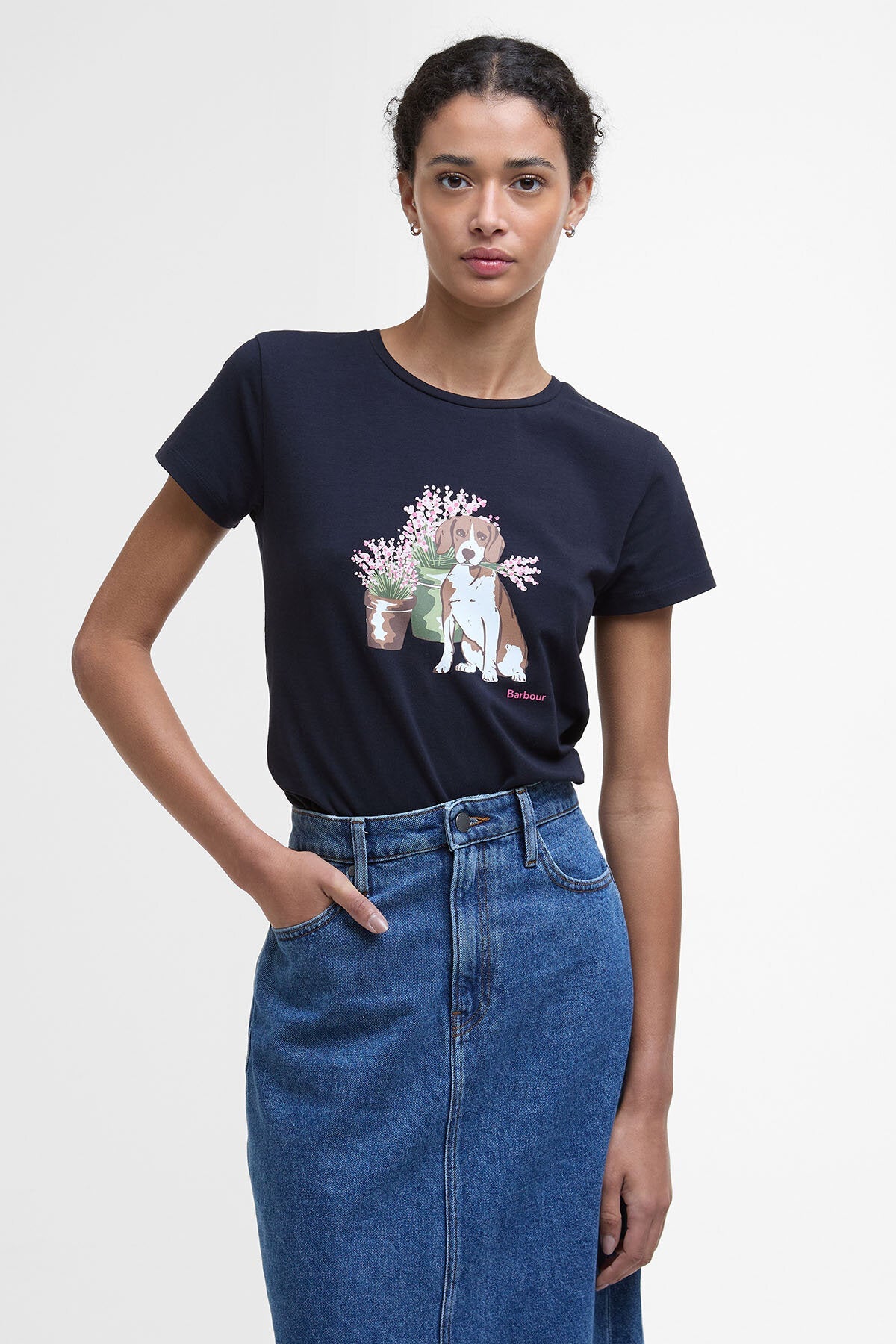 Bowland Graphic T-Shirt - NAVY