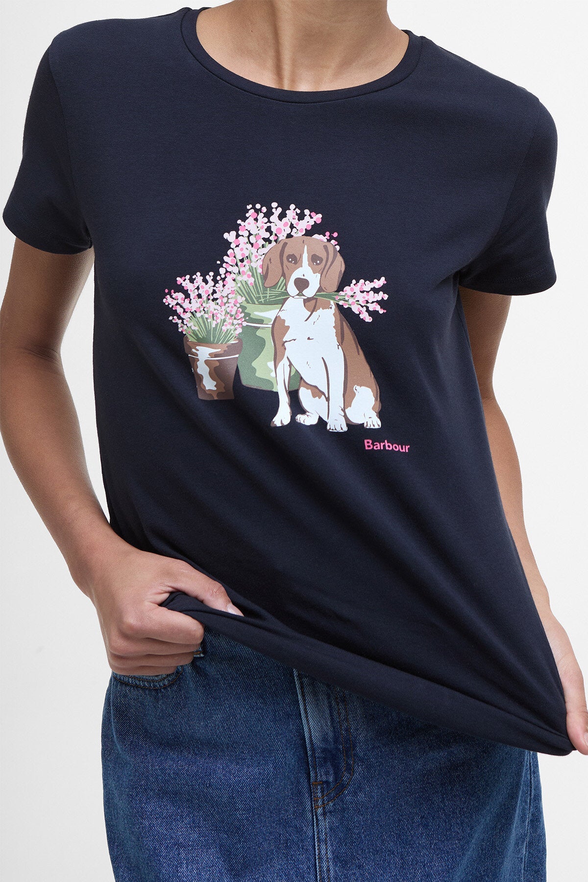 Bowland Graphic T-Shirt - NAVY