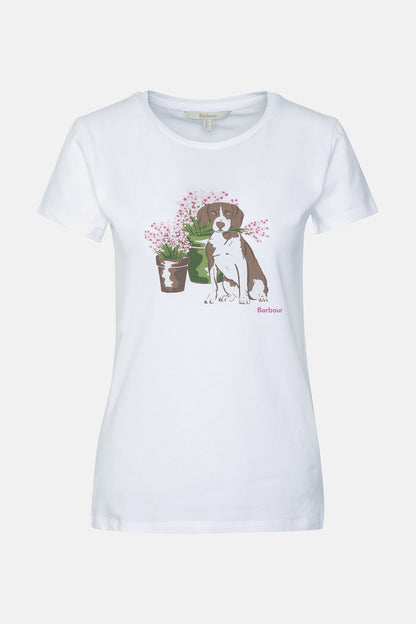 Bowland Graphic T-Shirt - WHITE