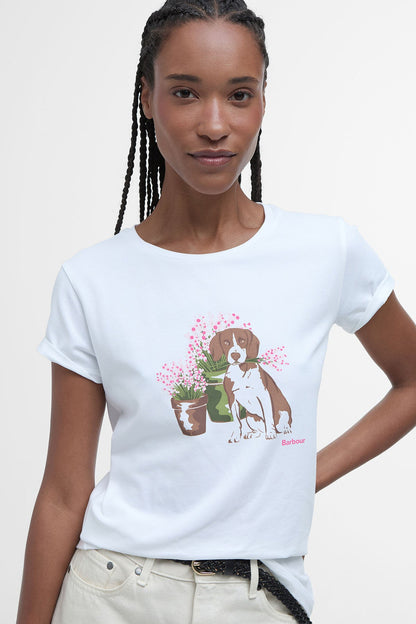 Bowland Graphic T-Shirt - WHITE