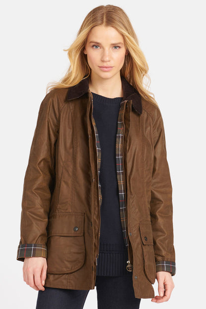 Beadnell Wax Jacket - BARK