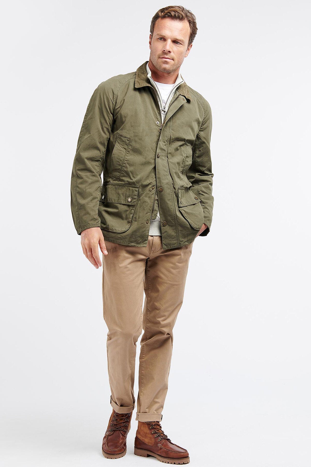 Ashby Casual Jacket - OLIVE