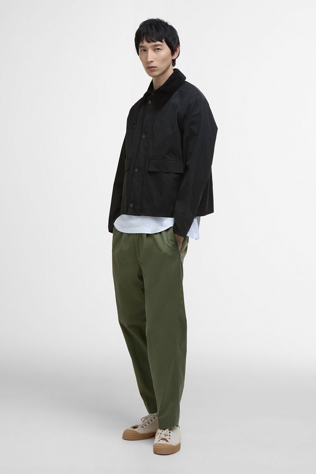 Spey Oversized Casual Jacket - BLACK