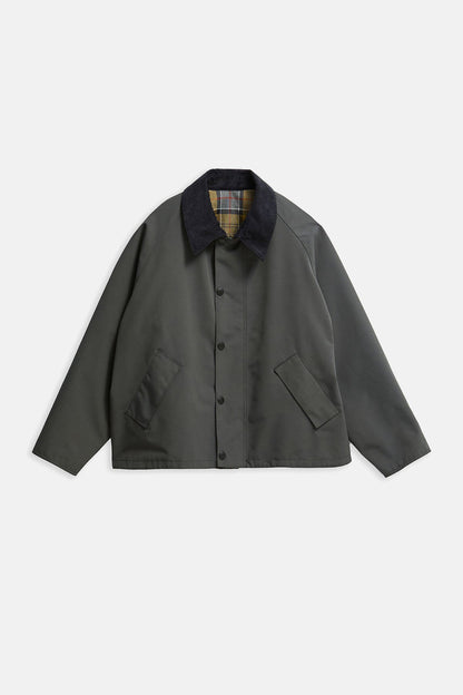 Oversized Reversible Transporter Jacket - ASPHALT GREY