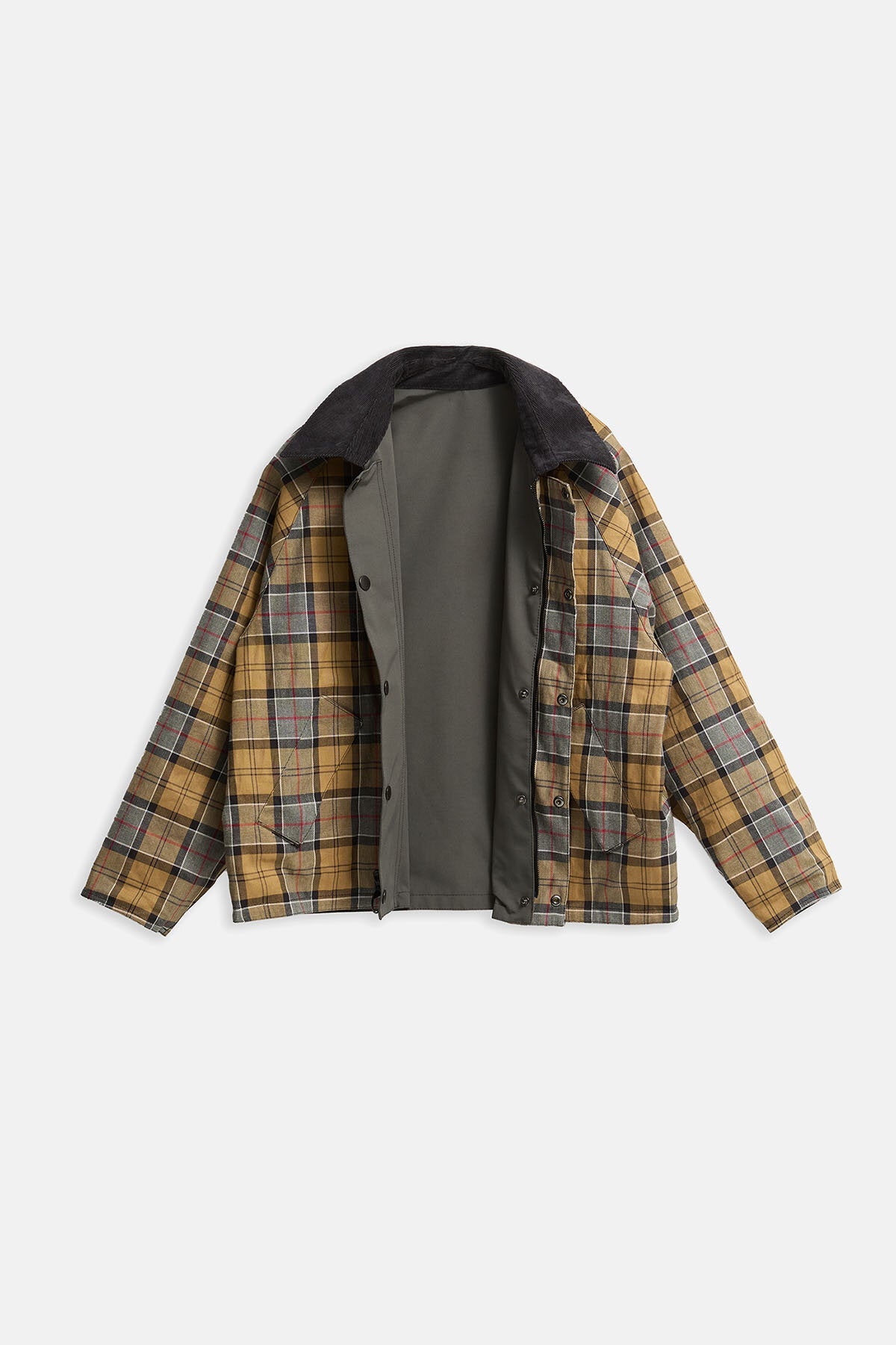 Oversized Reversible Transporter Jacket - ASPHALT GREY