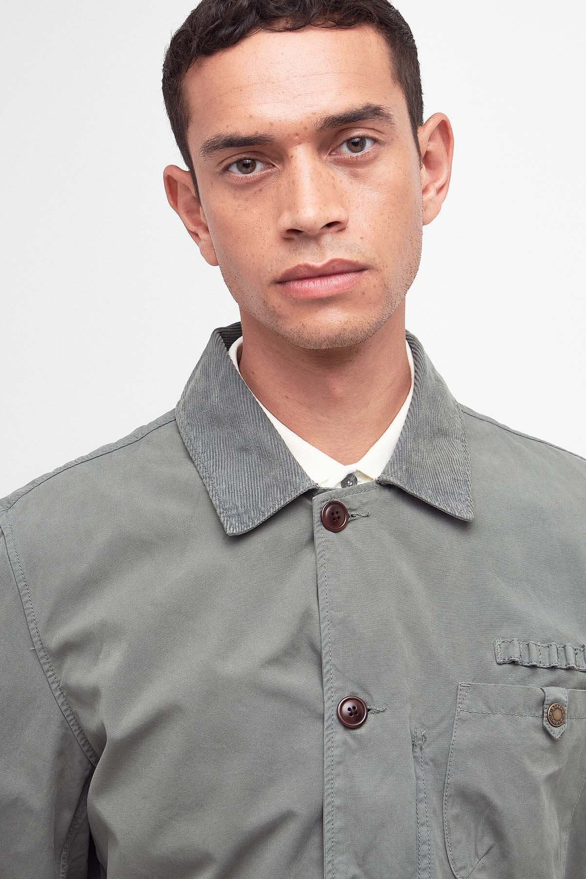 Cotton Salter Overshirt - AGAVE