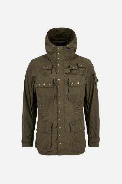 Field Utility Casual Jacket - DUSKY GREEN