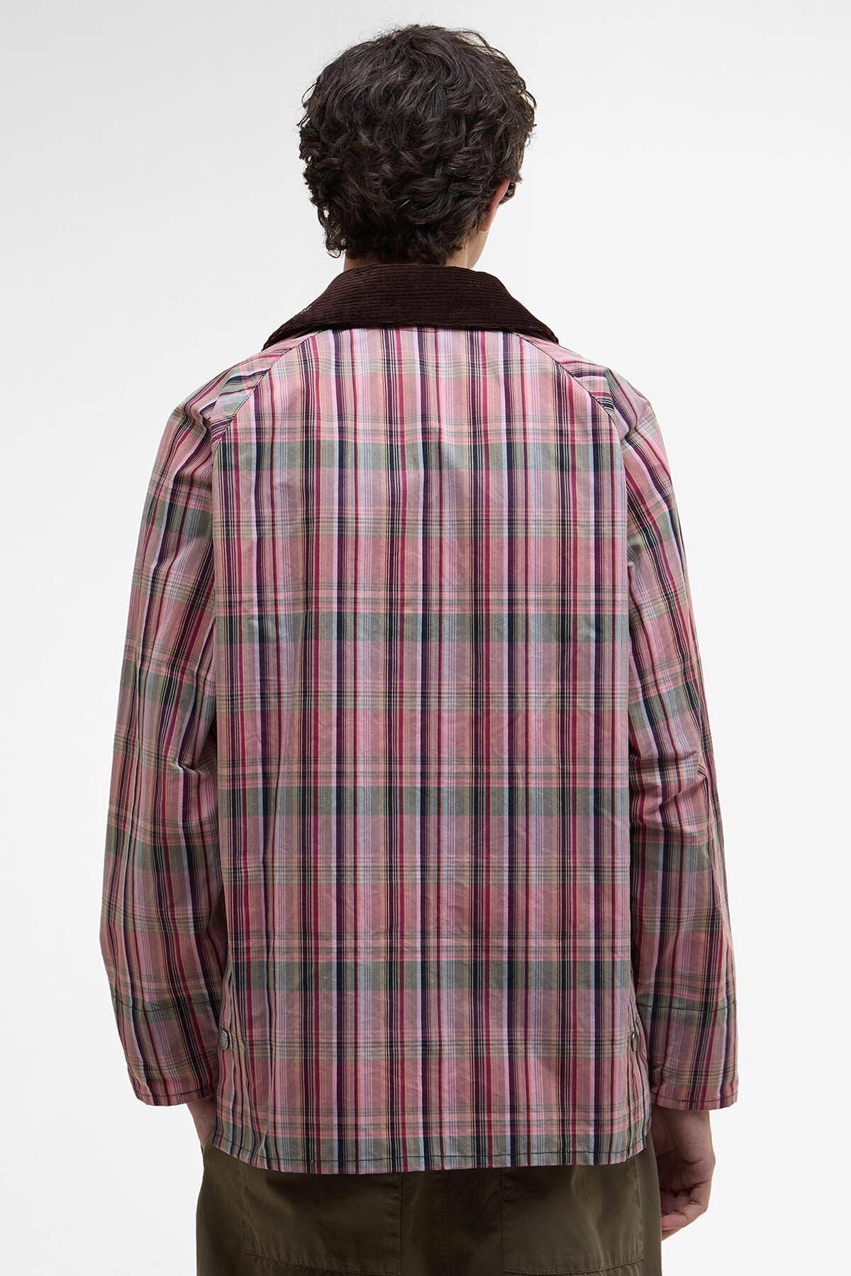 Madras Bedale Casual Jacket - NOAH MADRAS PINK