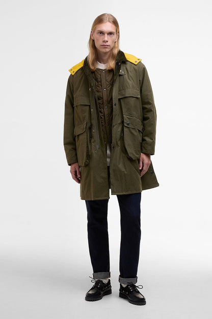 Sunshine Oversized Bedale Casual Field Coat - KHAKI BROWN