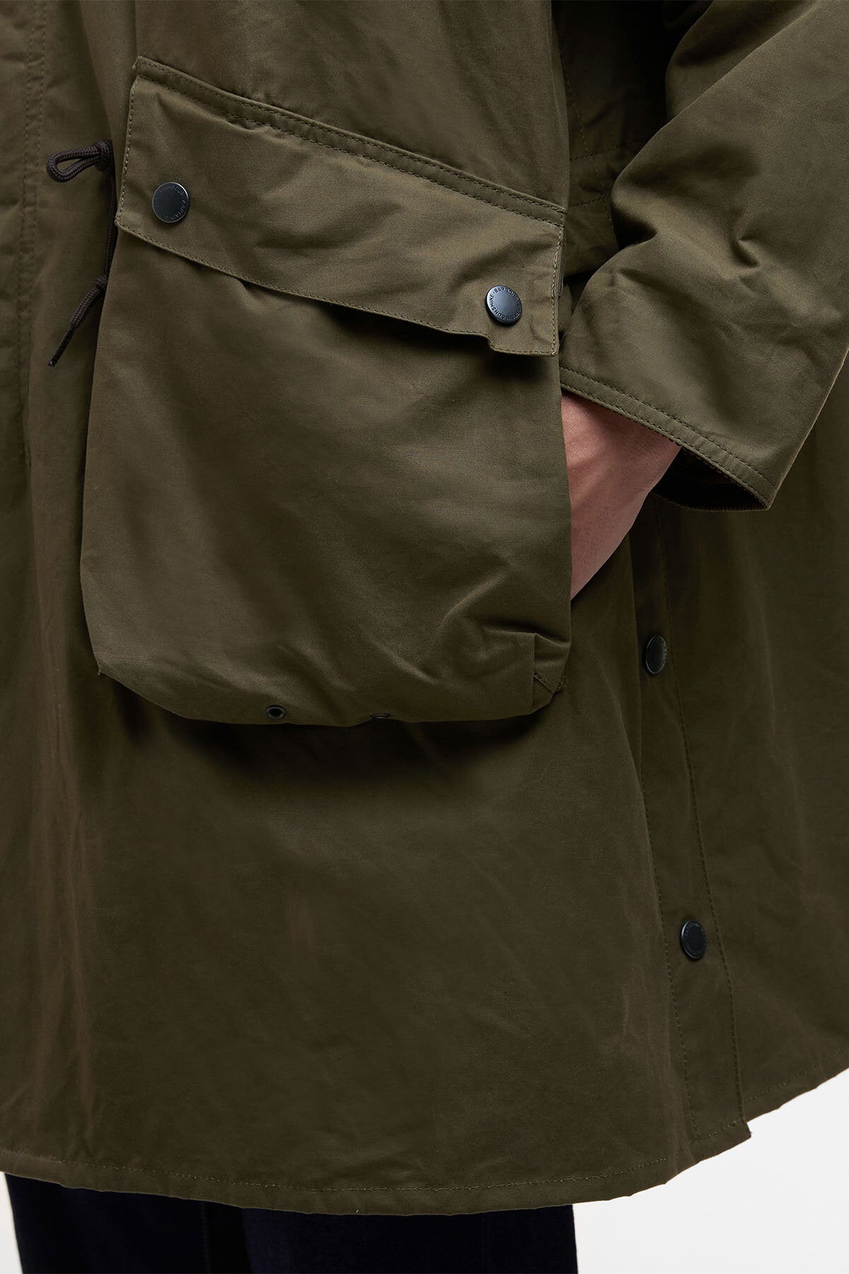Sunshine Oversized Bedale Casual Field Coat - KHAKI BROWN