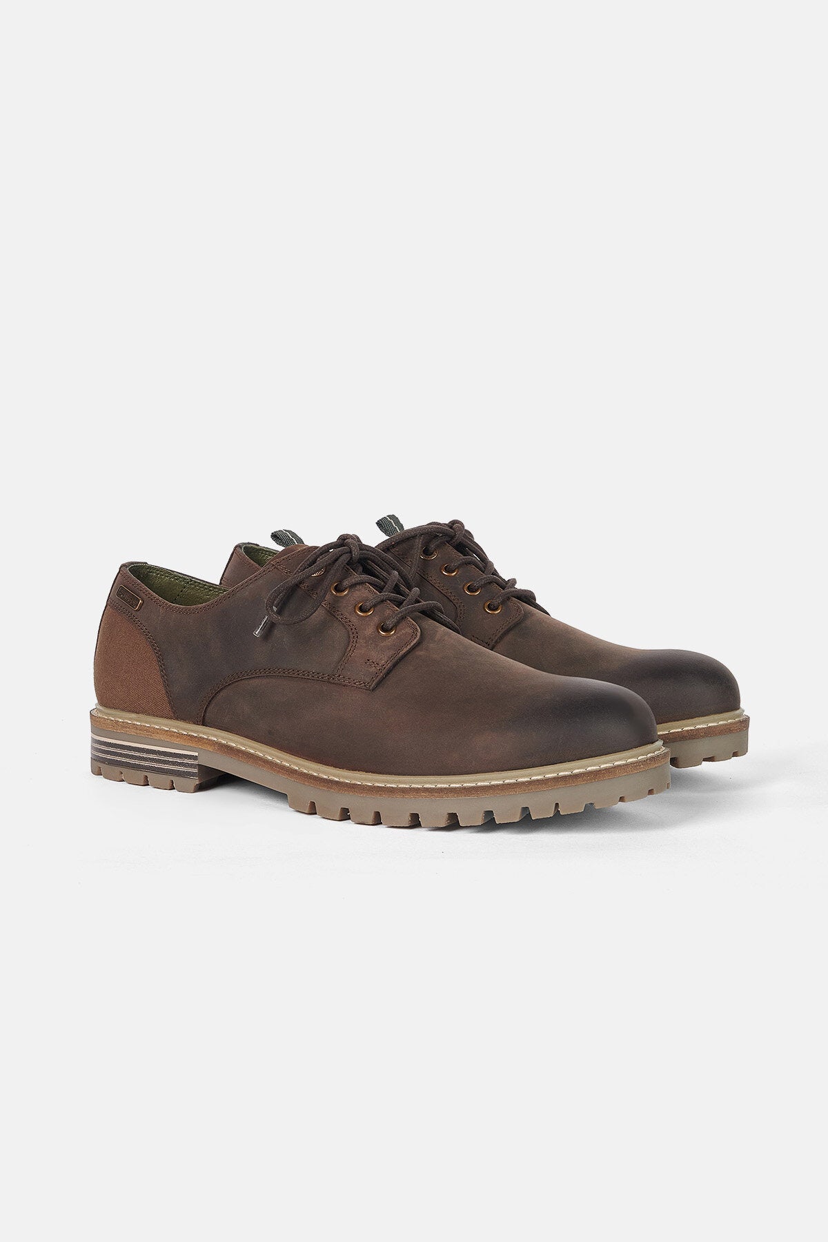Sandstone Derby Shoes - CHOCO