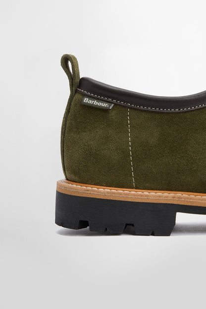 Coatham Apron Lace Mocassins - GREEN