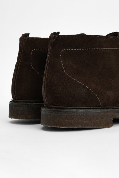 by Loake Loughty Chukka Boots - BROWN SUEDE