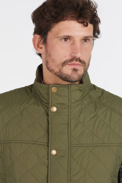 Explorer Quilted Gilet - MID OLIVE