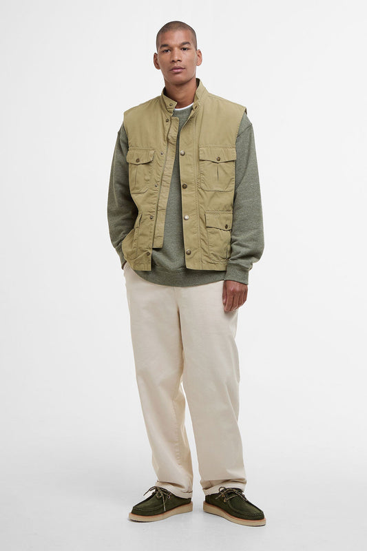 Casual Corbridge Gilet - BLEACHED OLIVE
