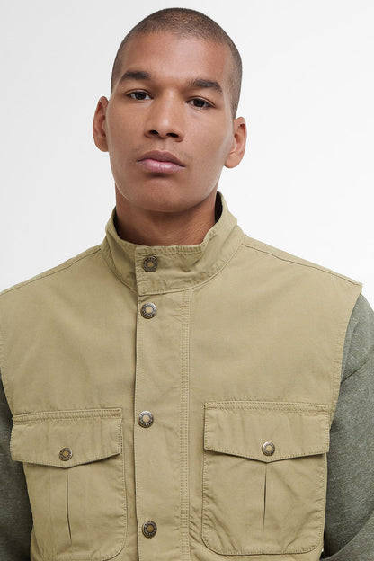 Casual Corbridge Gilet - BLEACHED OLIVE