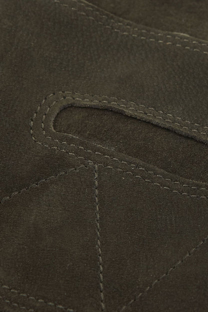 Leather Thinsulate Gloves - OLIVE