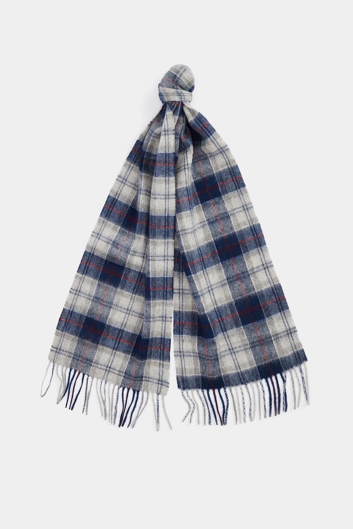 Tartan Scarf & Glove Gift Set - BLUE GRANITE