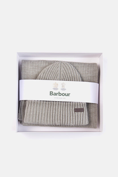 Crimdon Beanie & Scarf Gift Set - GREY