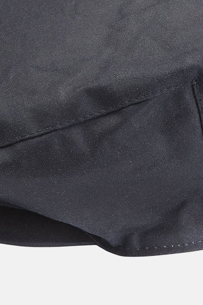 Wax Flat Cap - NAVY
