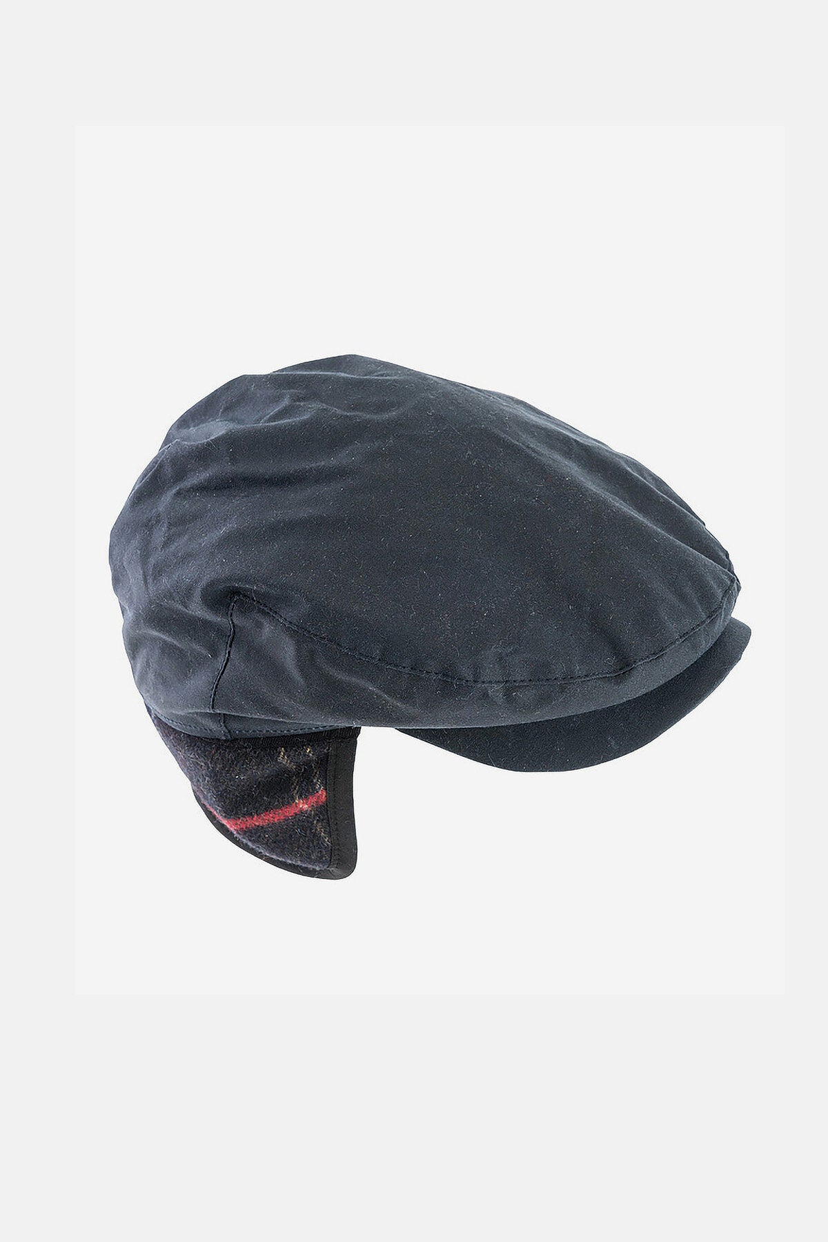 Cheviot Wax Flat Cap - NAVY