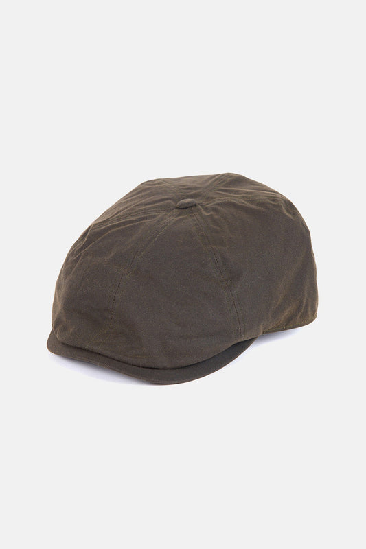 Waxed Cotton Hat - OLIVE