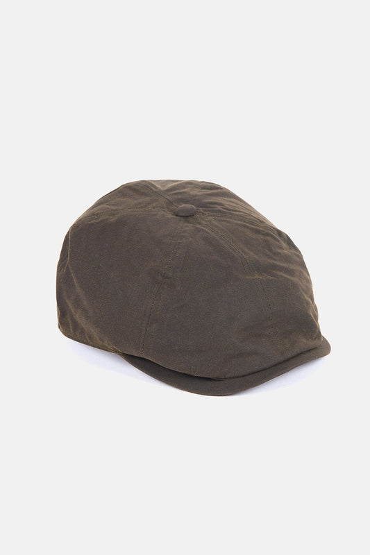 Waxed Cotton Hat - OLIVE