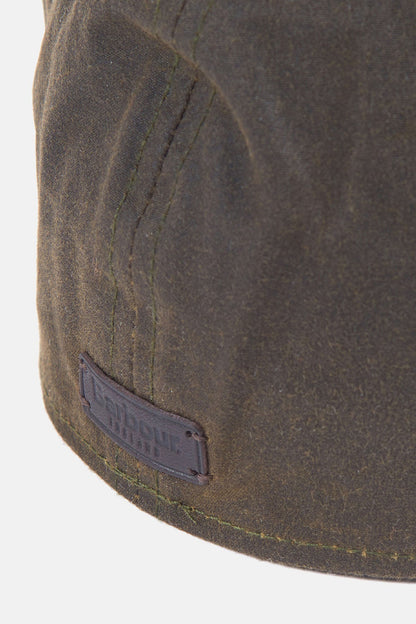 Waxed Cotton Hat - OLIVE