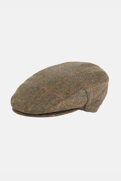 Cairn Flat Cap - OLIVE/PURPLE/RED