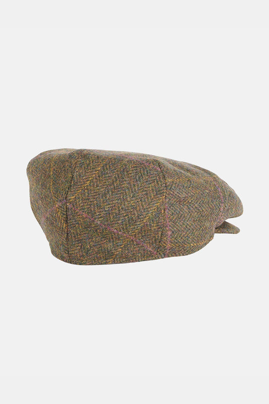 Cairn Flat Cap - OLIVE/PURPLE/RED