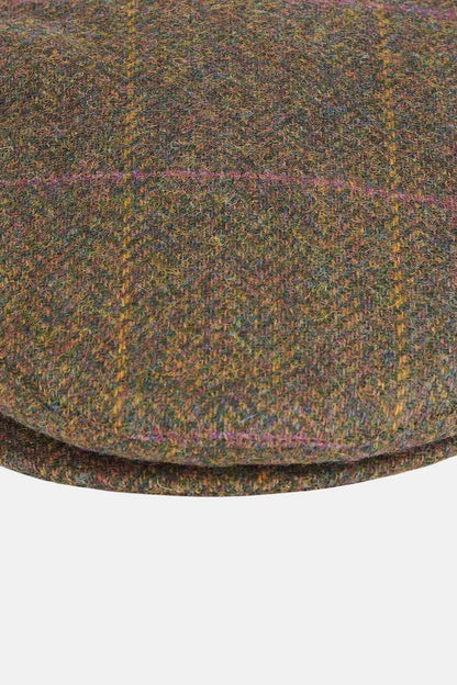 Cairn Flat Cap - OLIVE/PURPLE/RED
