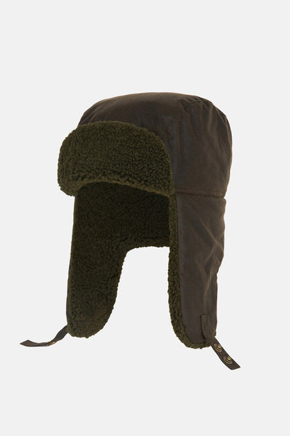 Waxed Cotton Hat - OLIVE