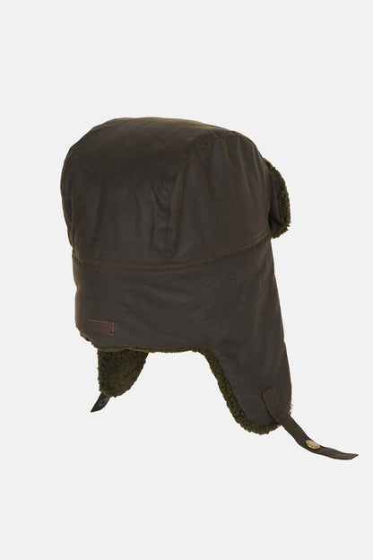 Waxed Cotton Hat - OLIVE