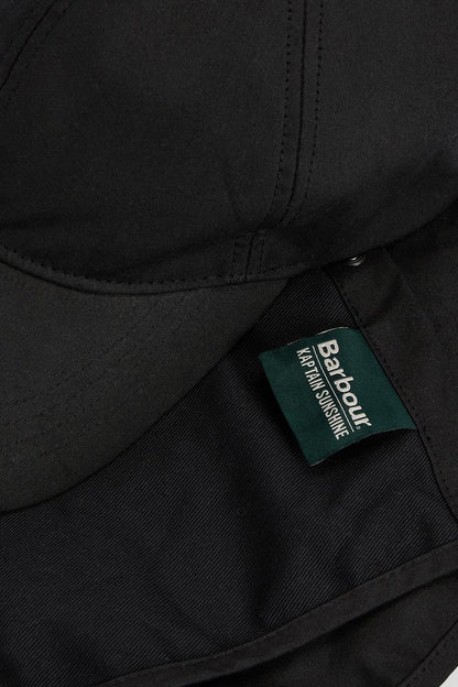 Sunshine Caped Cap - BLACK