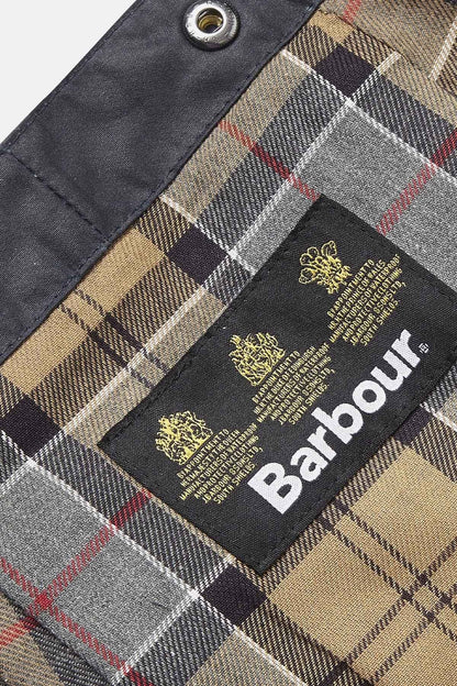 Waxed Cotton Hood - NAVY