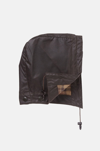 Waxed Cotton Hood - RUSTIC