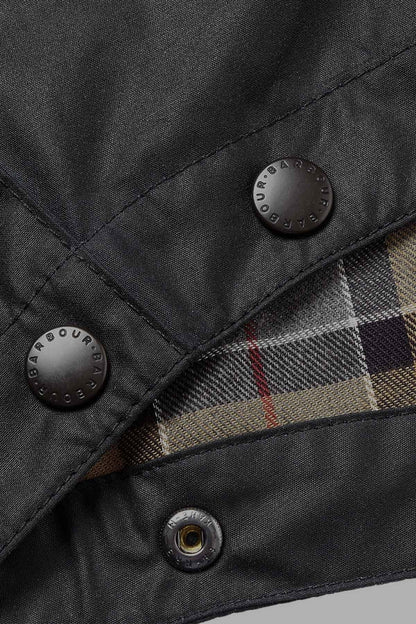 Waxed Cotton Hood - SAGE