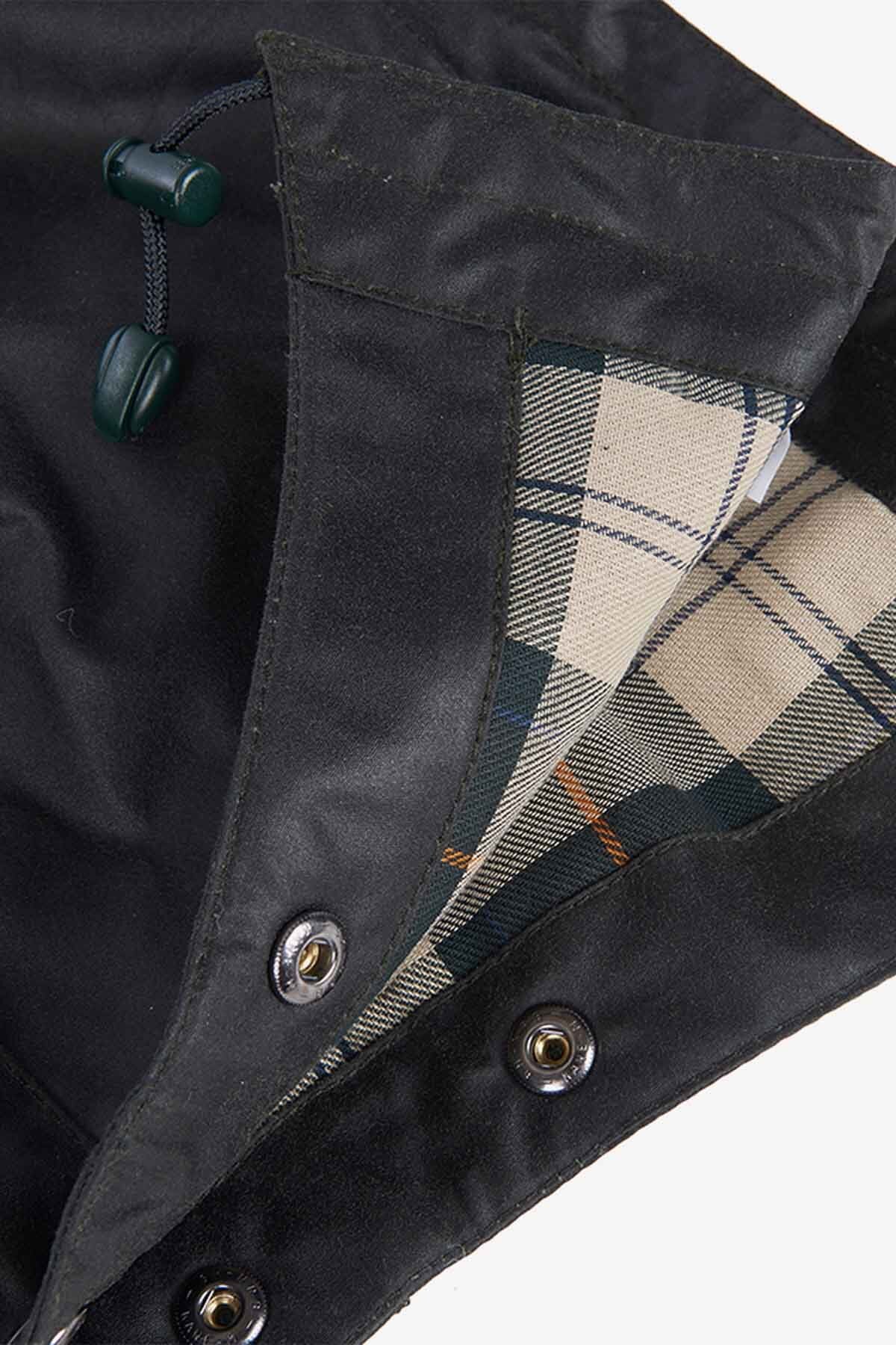 Waxed Cotton Hood - SAGE