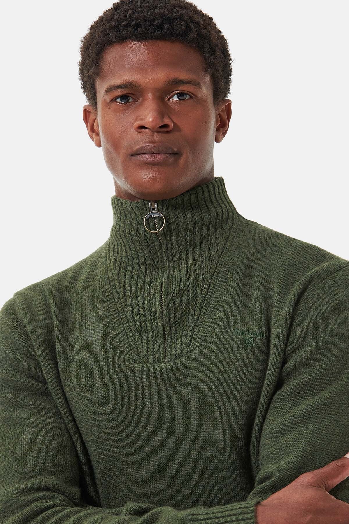 Essential Wool Sweater - MID OLIVE