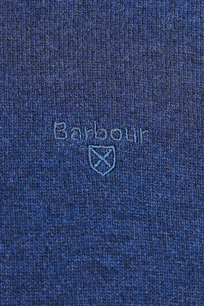 Crew Neck Wool Sweater - DEEP BLUE