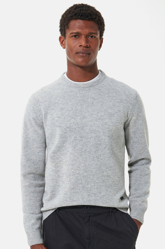 Essential Crew-Neck Sweatshirt - LT GREY MARL