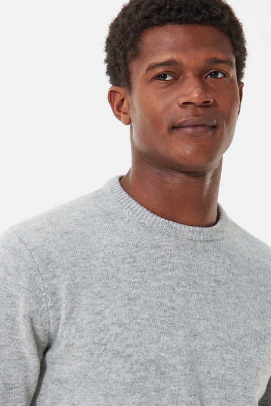 Essential Crew-Neck Sweatshirt - LT GREY MARL