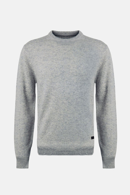 Essential Crew-Neck Sweatshirt - LT GREY MARL