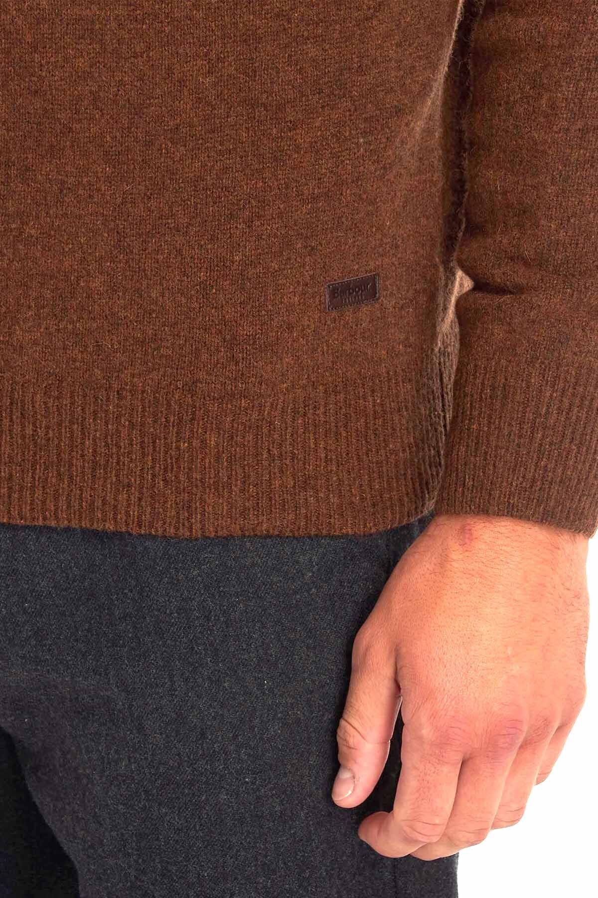 Crew Neck Wool Sweater - BRACKEN