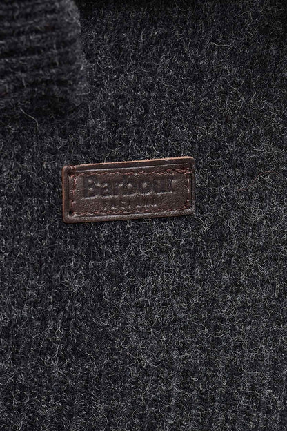 Patch Zip Through - CHARCOAL MARL